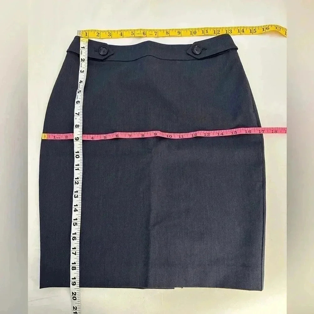 Ann Taylor Loft  Casual Blue Skirt Size 0P - Picture 4 of 4